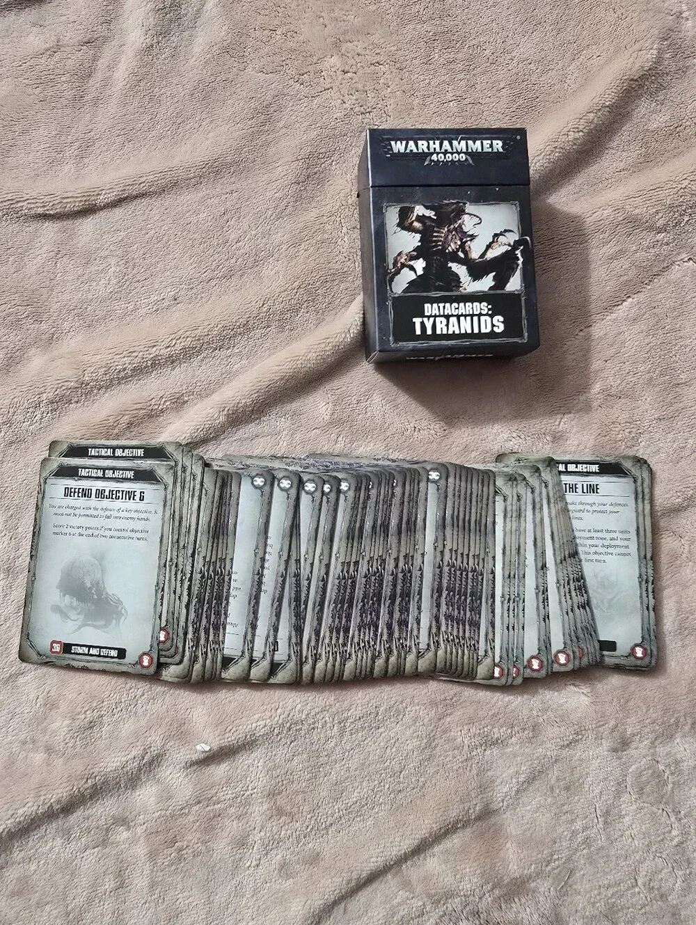 Warhammer 40K Datacards  3 Sets Tyranids And Death Guards Packs